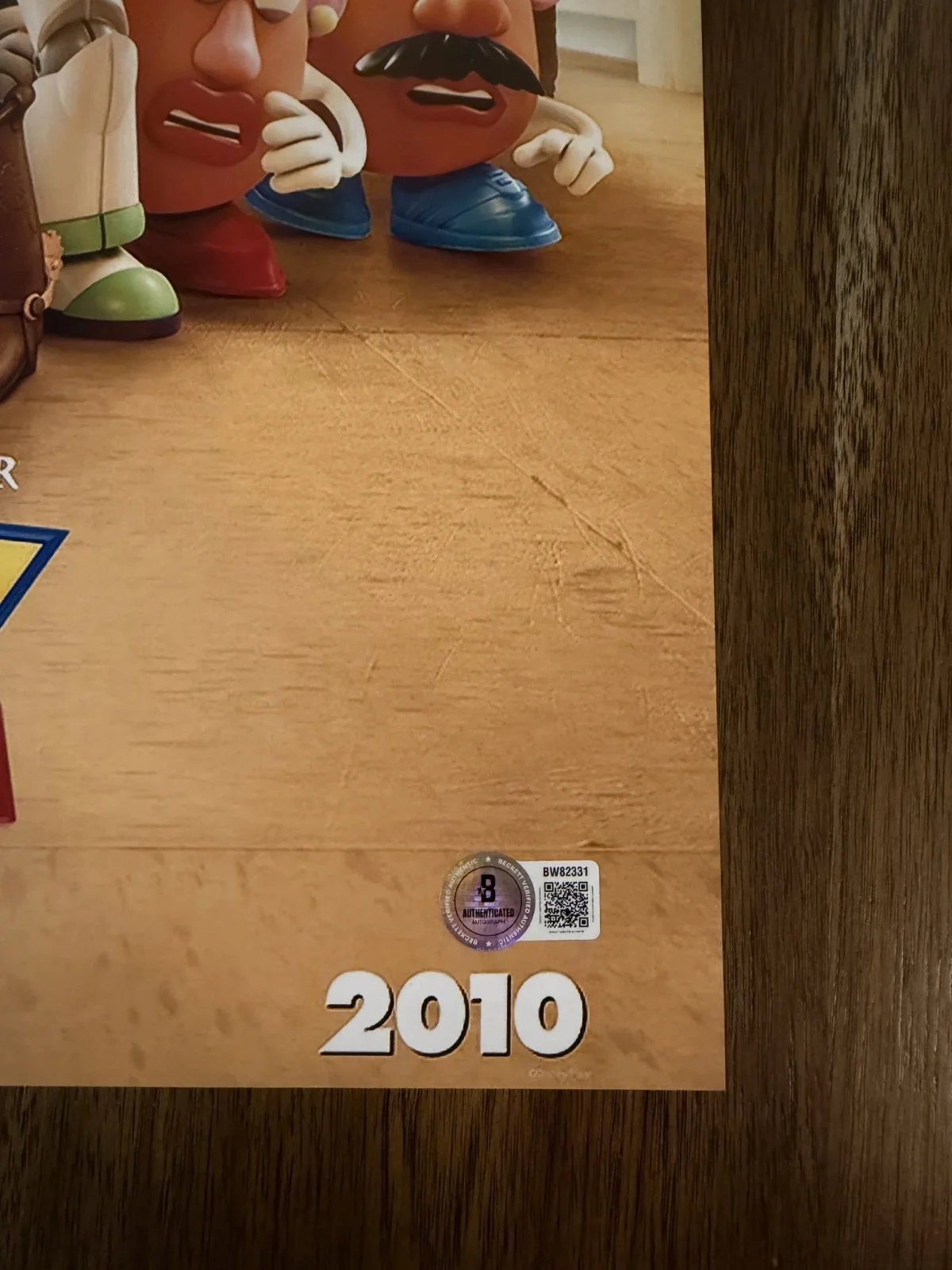 Andrew Stanton ‘Toy Story 3’ Movie Writer Signed 12x18 Photo Beckett Three, изображение 2