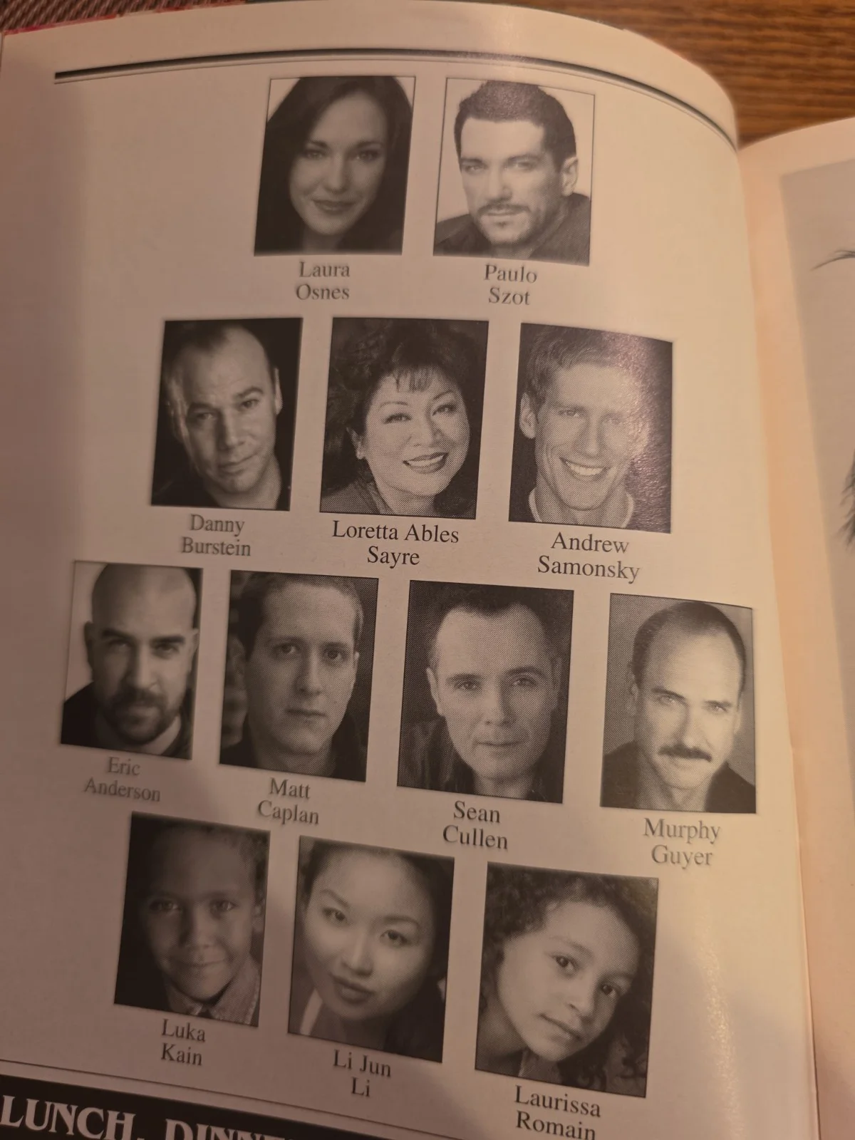 Cast — Rodgers & Hammerstein's South Pacific Signed Autographed Cast Playbill - 4/2009, изображение 4