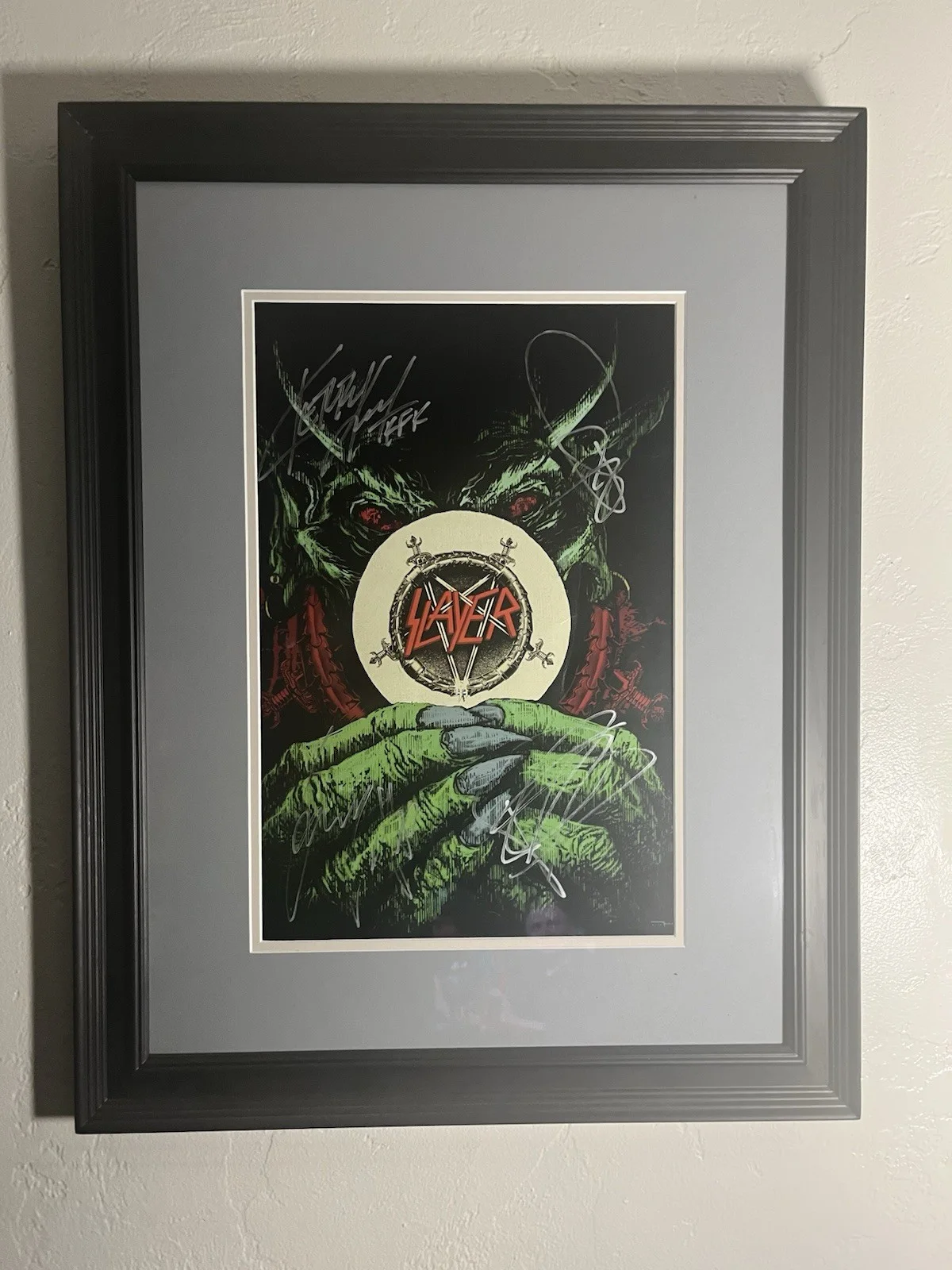 Slayer Autograph Poster From The 2016 Farewell Tour, image 2