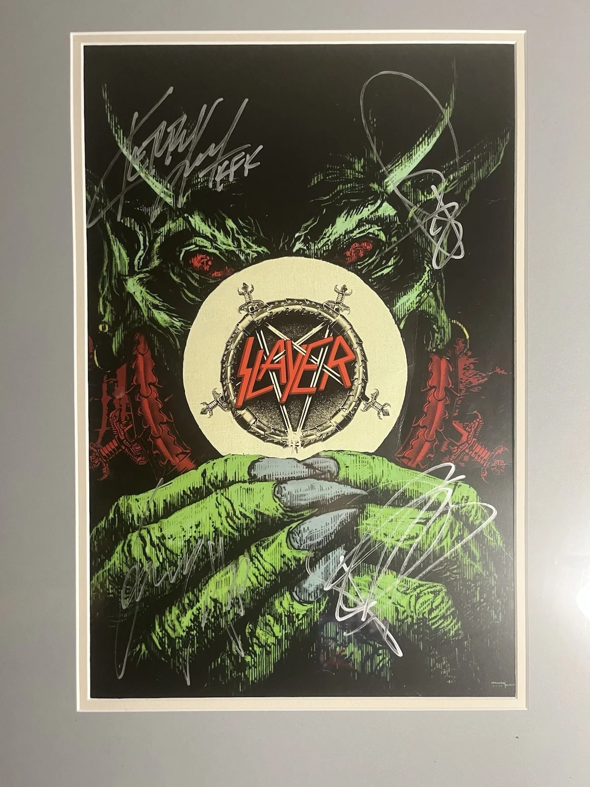 Slayer Autograph Poster From The 2016 Farewell Tour, image 3