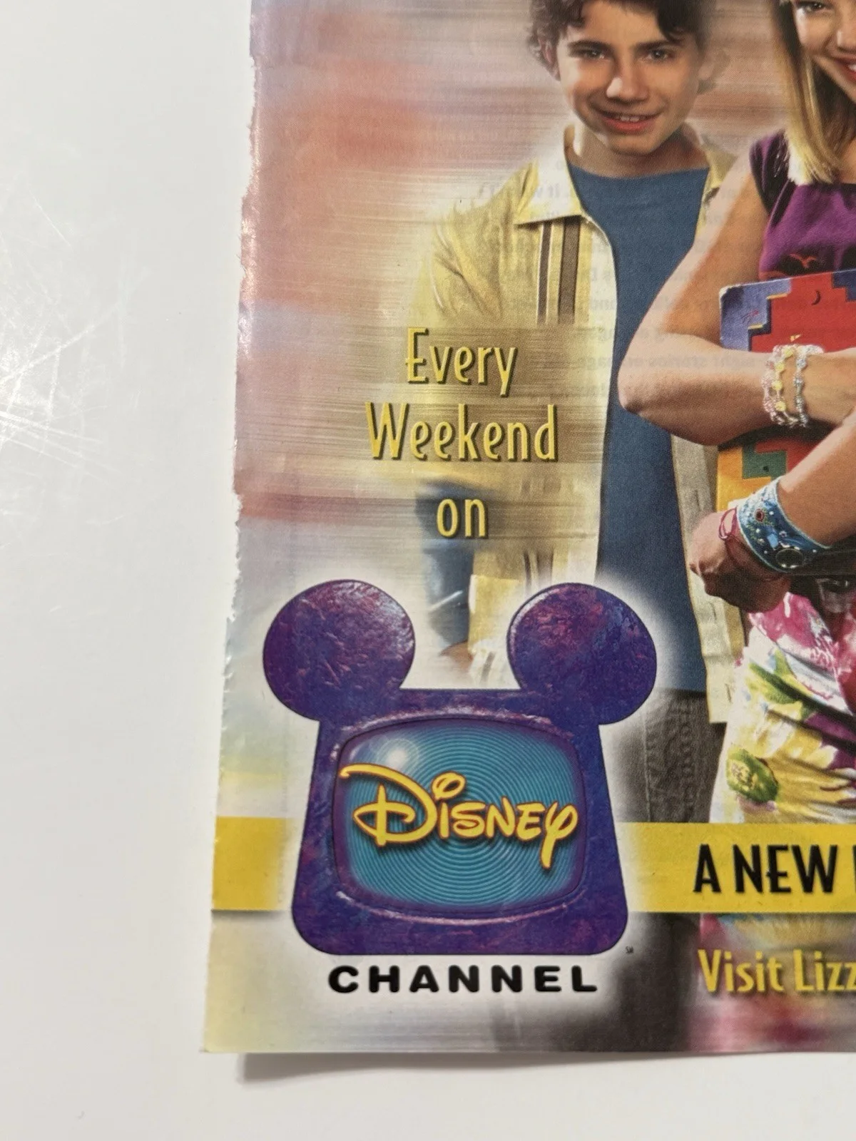 Lizzie McGuire Show Promo Magazine AD 2001 Hilary Duff Disney Magazine Page, изображение 4