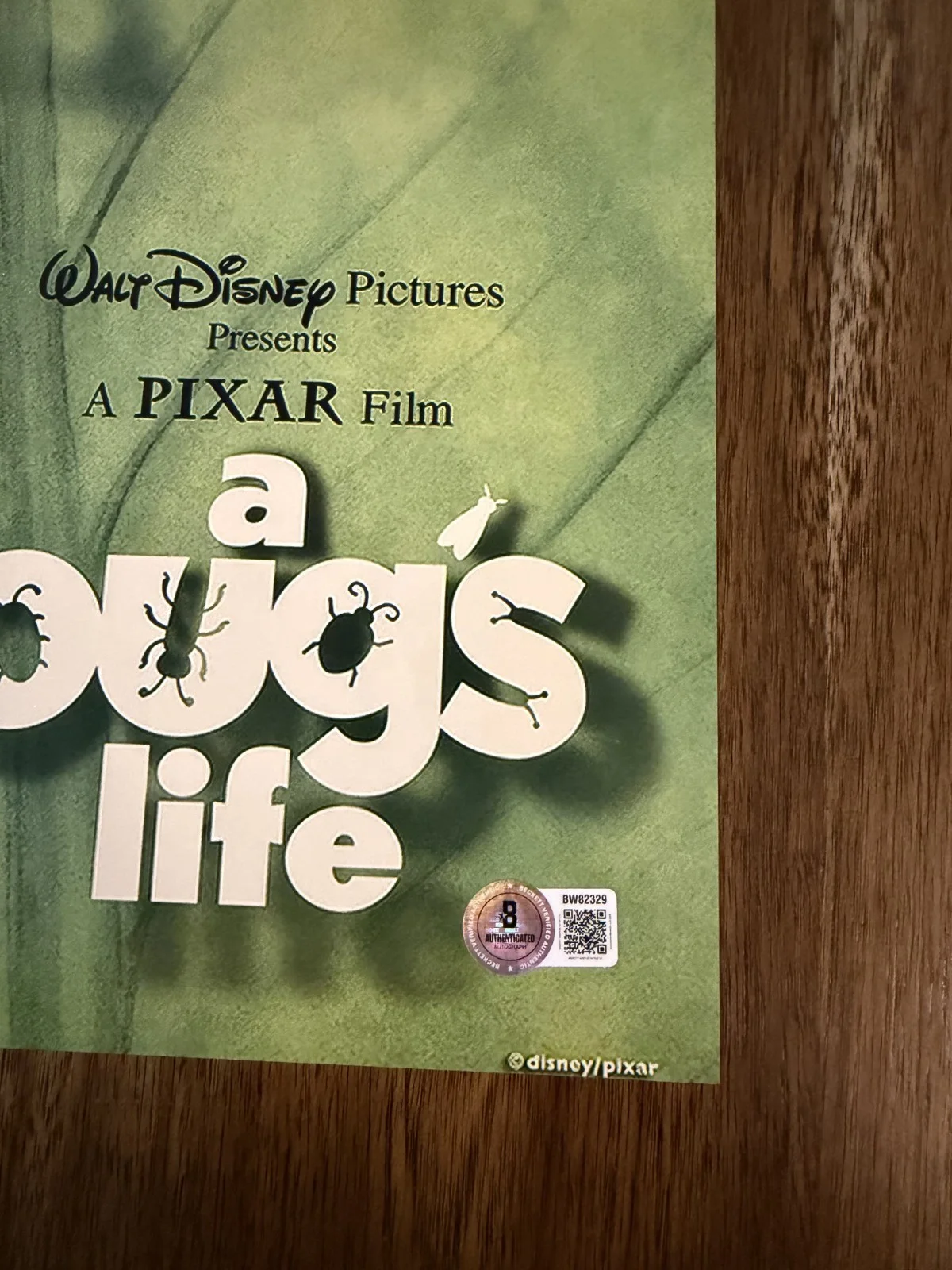 Andrew Stanton ‘A Bug's Life’ Movie Director Signed 12x18 Photo Beckett, изображение 2