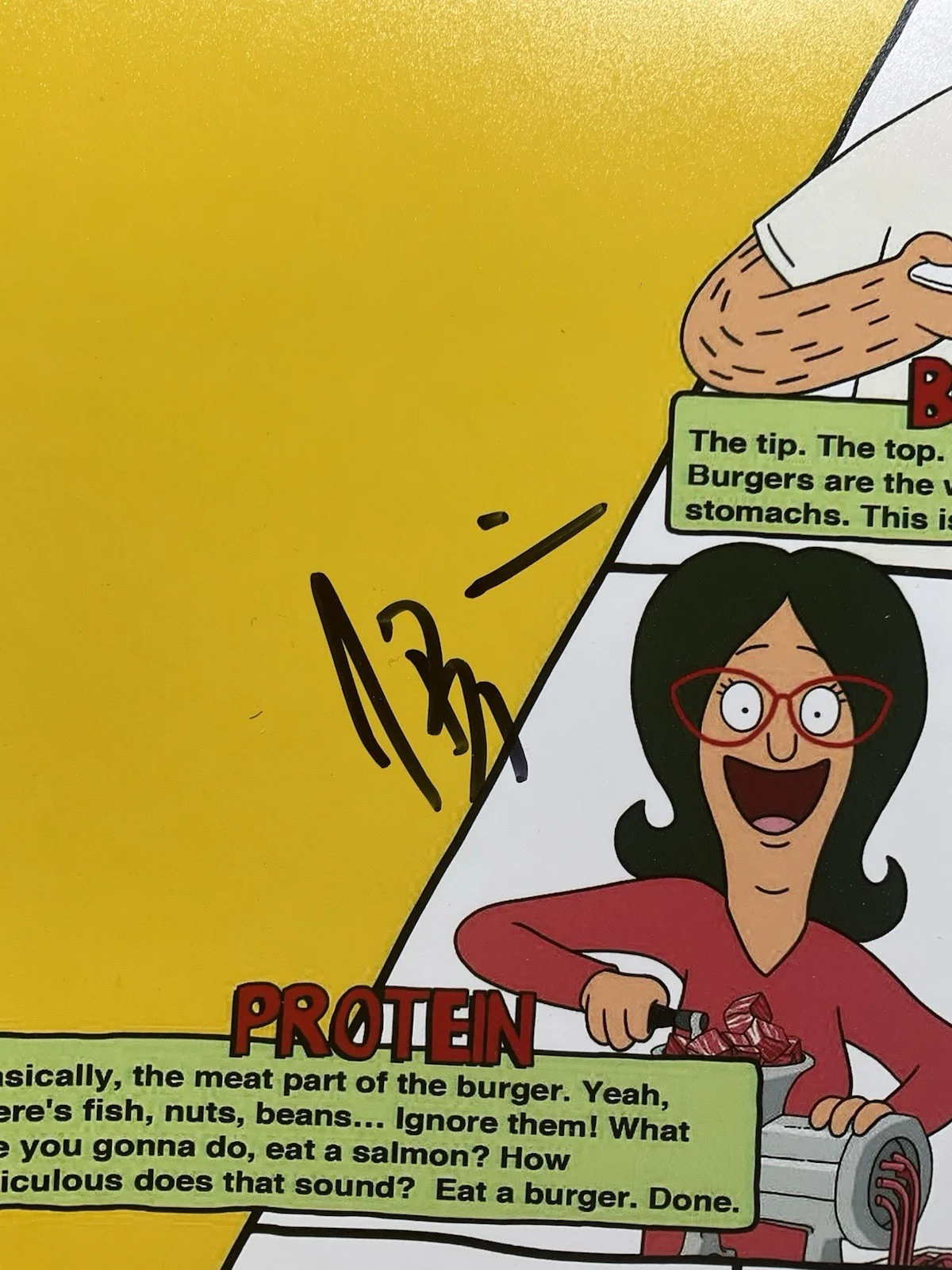Larry Murphy — Bob's Burgers signed 12x18 ACOA Cast signed photo Loren, H Jon Benjamin, 5 total, image 3