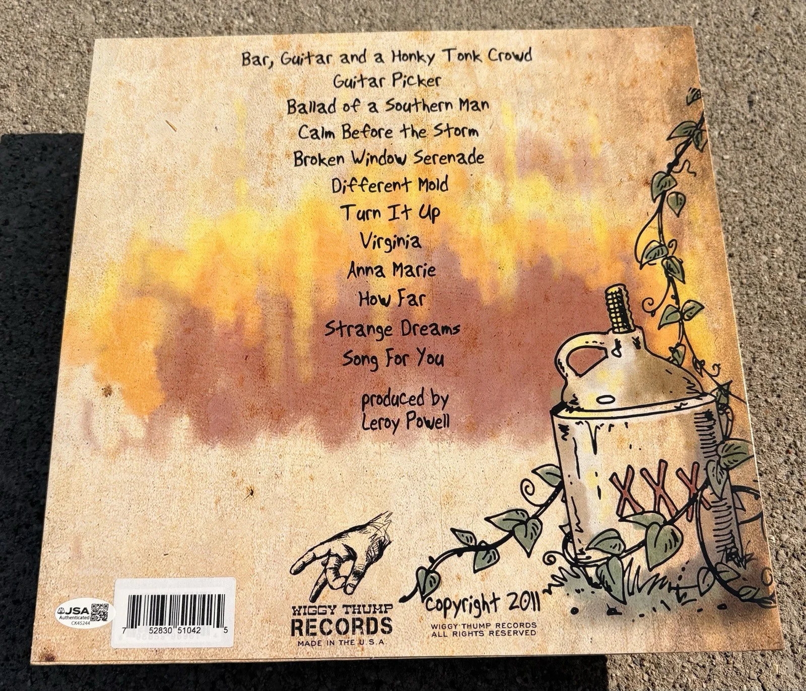 WHISKEY MYERS SIGNED Firewater Vinyl JSA COA, image 2