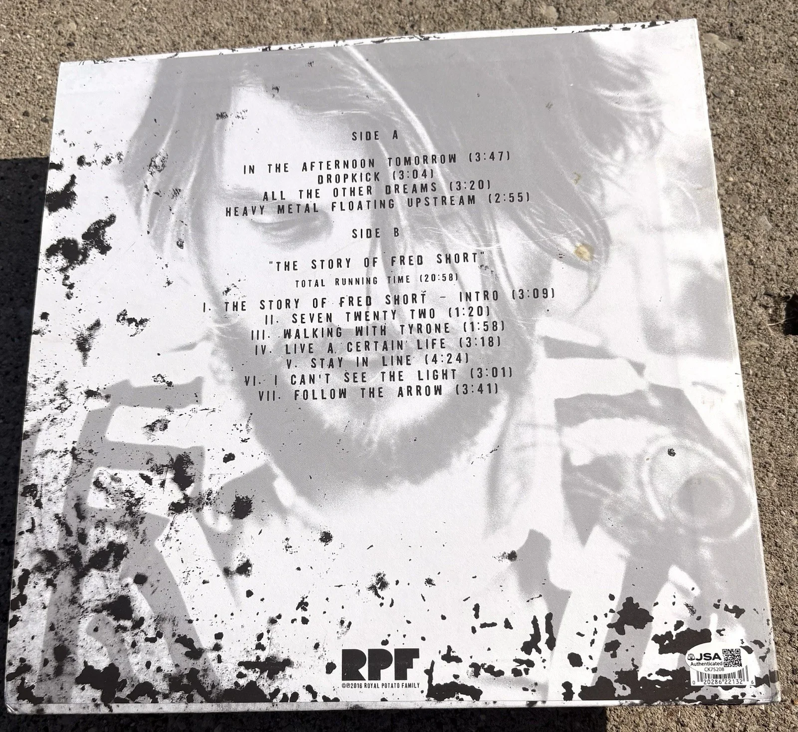 MARCO BENEVENTO SIGNED Vinyl JSA COA The Story Of Fred Short, image 2