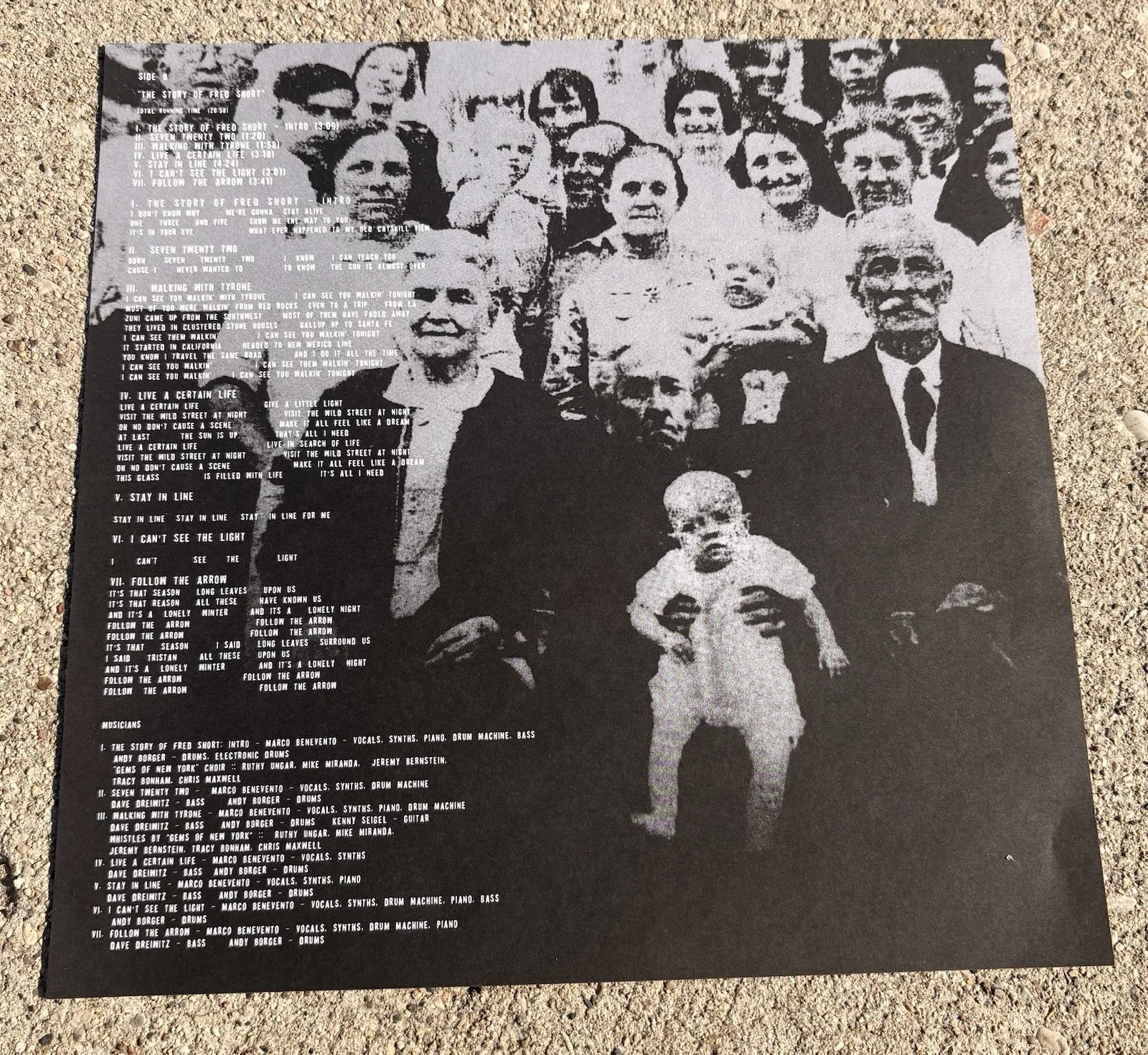 MARCO BENEVENTO SIGNED Vinyl JSA COA The Story Of Fred Short, image 5