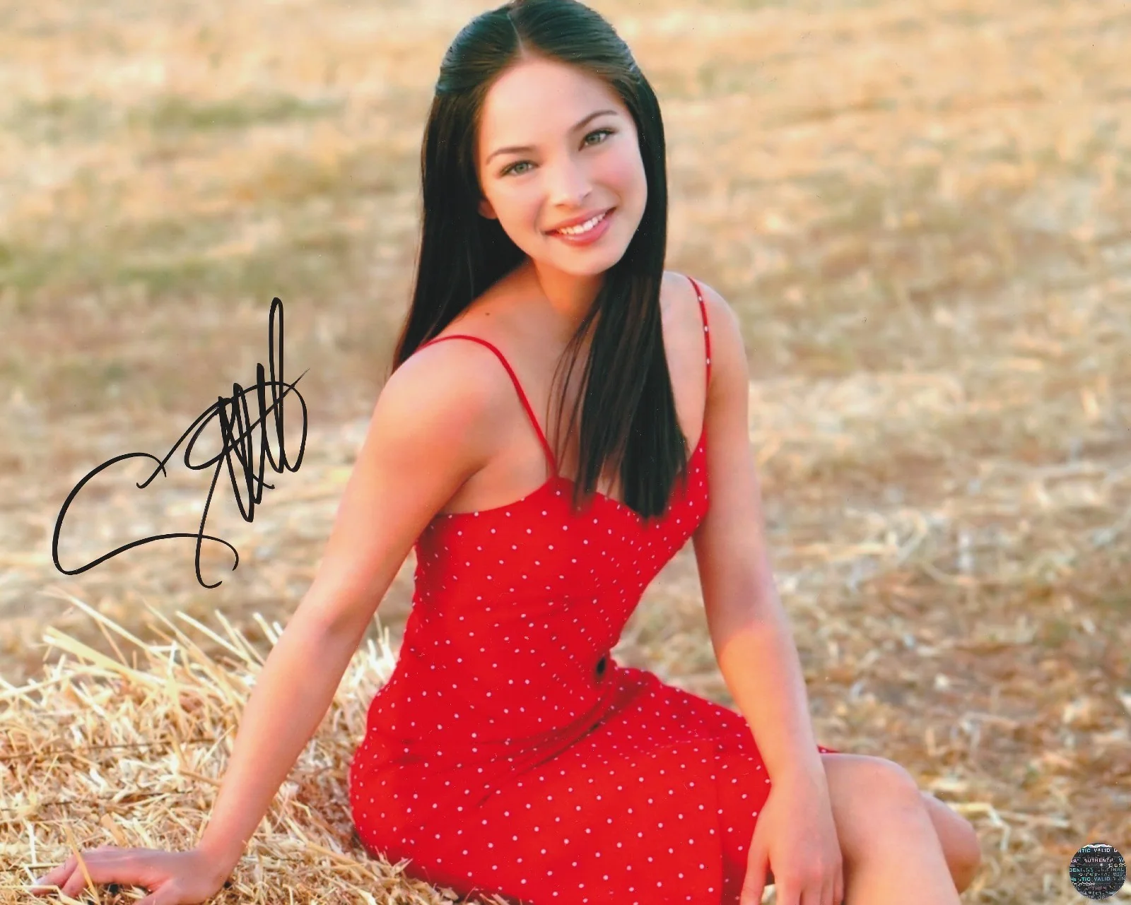Kristin Kreuk — Kristin Kreuk Signed Autographed Super Sexy Red Hot 8x10 Photo with COA/Hologram