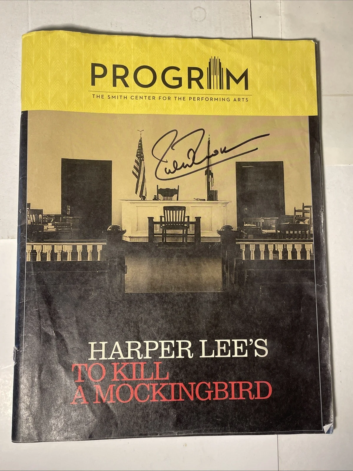 To Kill a Mockingbird Program – Smith Center Las Vegas Sign by Richard Thomas, image 2