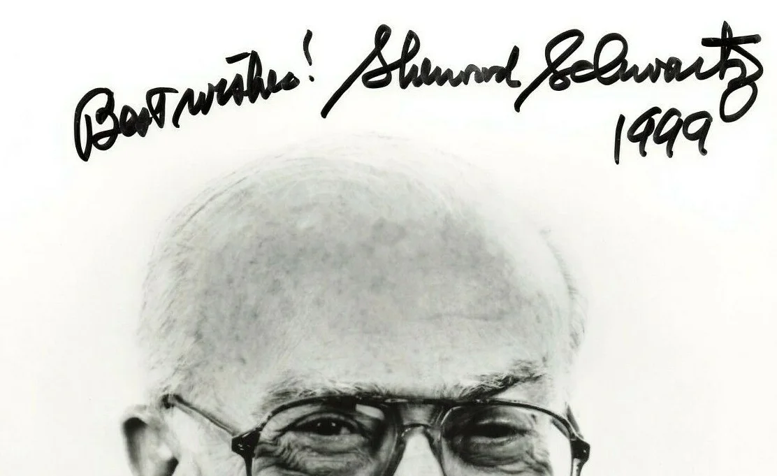 Sherwood Schwartz — Sherwood Schwartz Authentic Autographed Photo 8x10 Brady Bunch Gilligan's *P24a, изображение 2