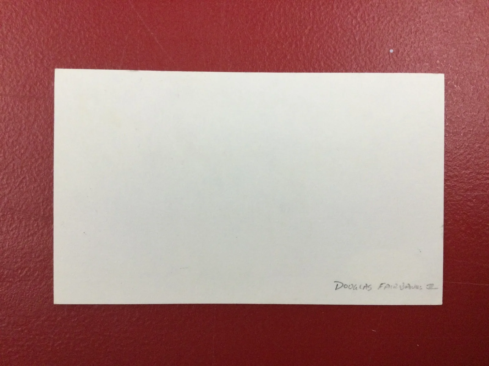 Douglas Fairbanks, Jr — Douglas Fairbanks Jr Actor SIGNED 3x5 Card JSA "To Ted...." "1984" (d. 2000), изображение 3