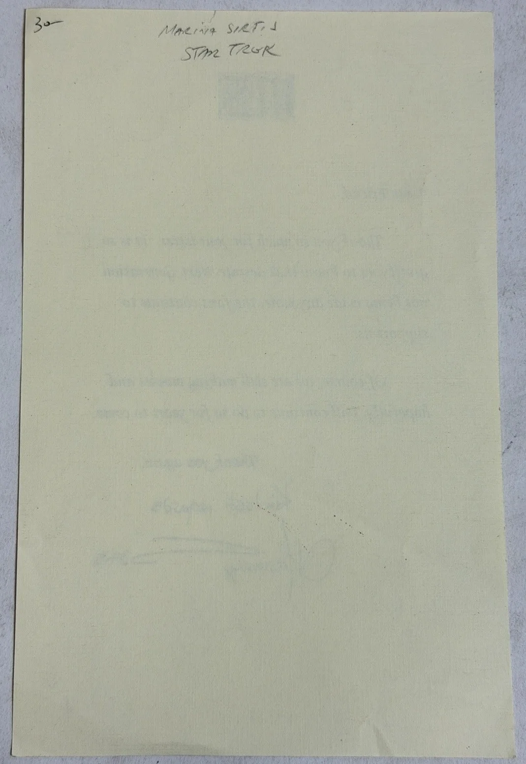 Marina Sirtis Signed Star Trek Letter, image 3