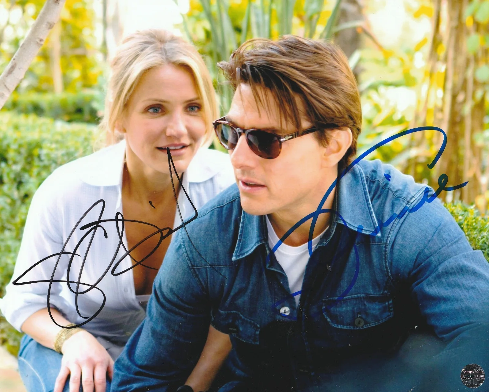 Tom Cruise & Cameron Diaz — Tom Cruise & Cameron Diaz Autographed Knight & Day 8x10 Photo/COA/Hologram