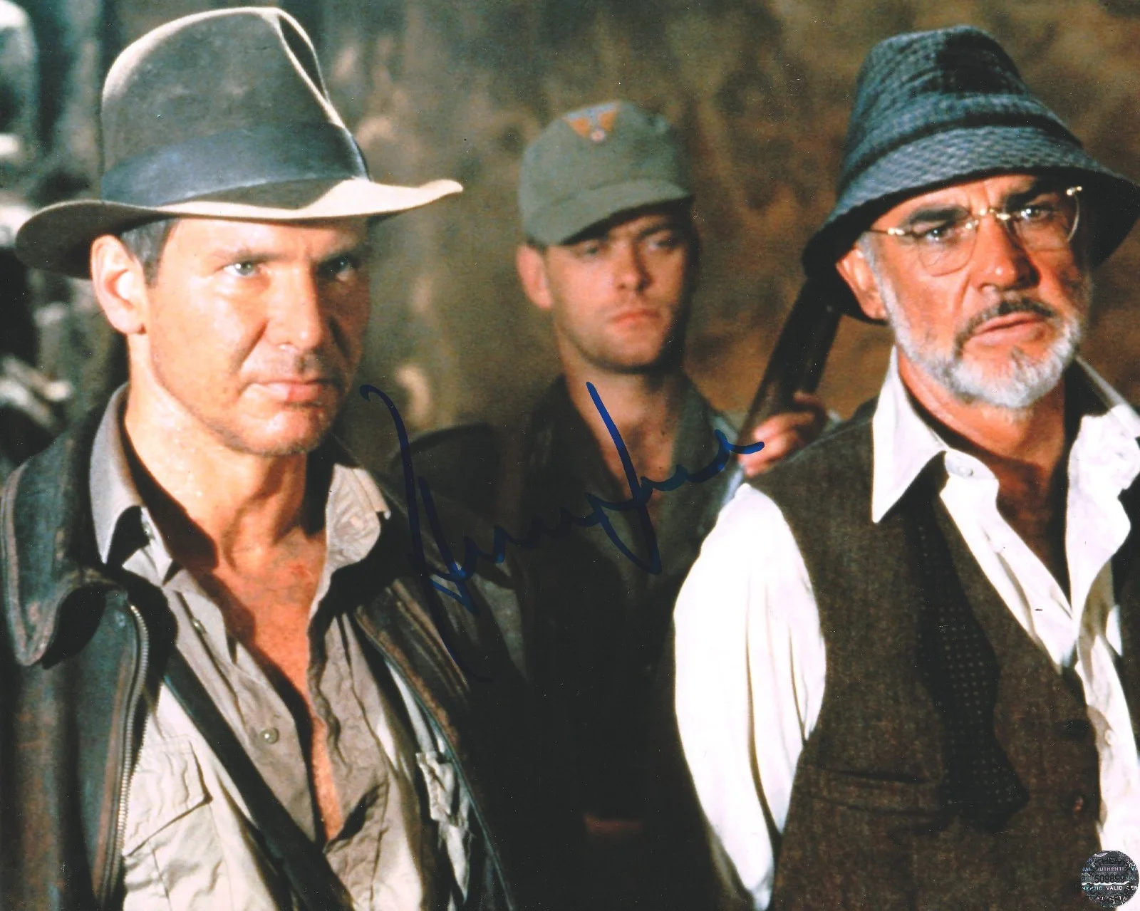 Harrison Ford — Harrison Ford Autographed Indiana Jones 8x10 Photo with COA/Matching Hologram