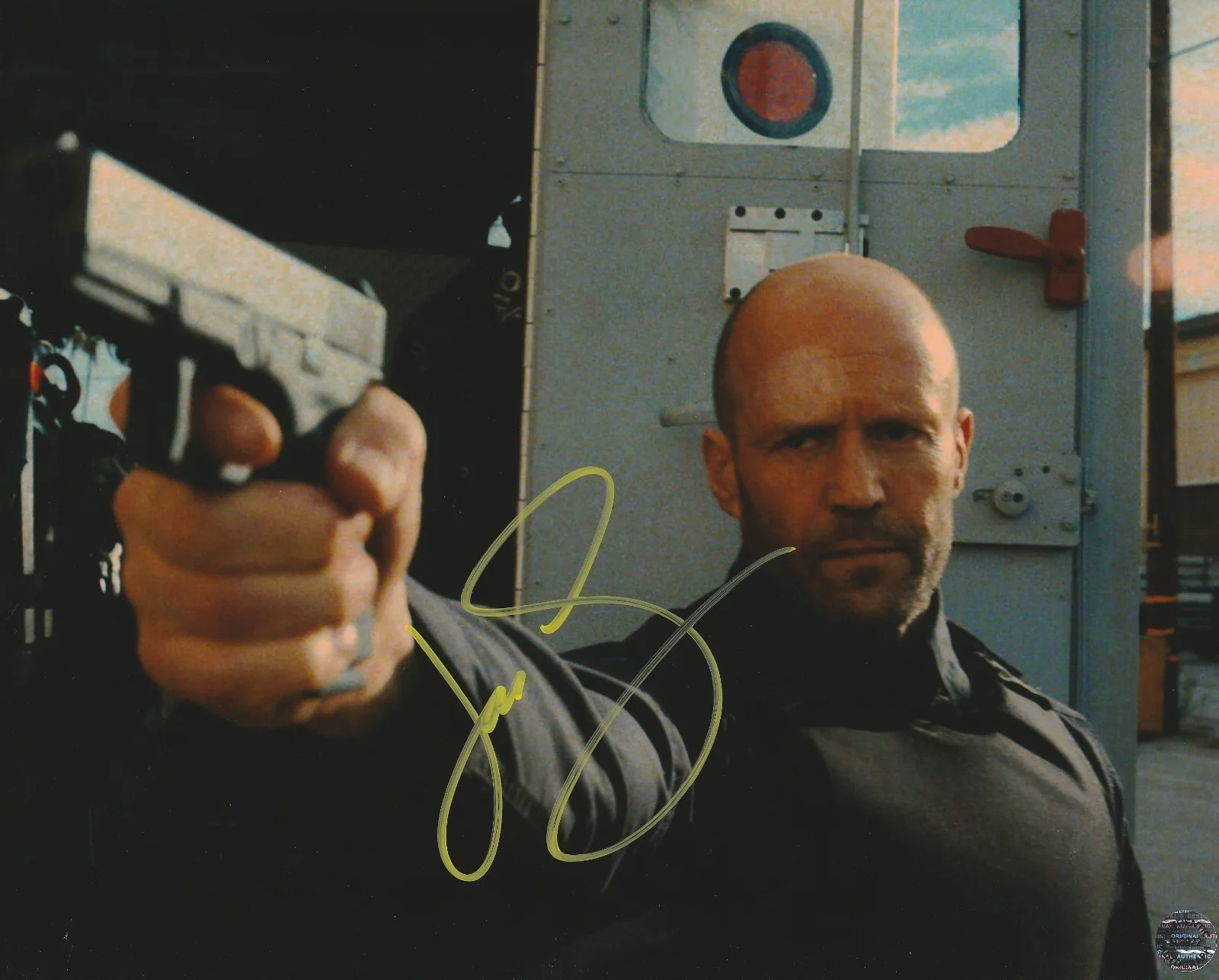 Jason Statham — Jason Statham Signed Autographed Wrath of Man 8x10 Photo with COA/Hologram