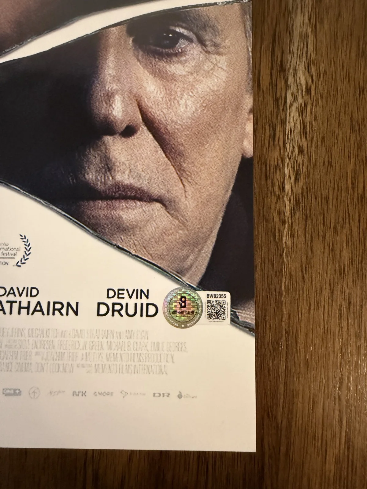 Joachim Trier ‘Louder Than Bombs' Director Signed 12x18 Photo Beckett Certified, изображение 2