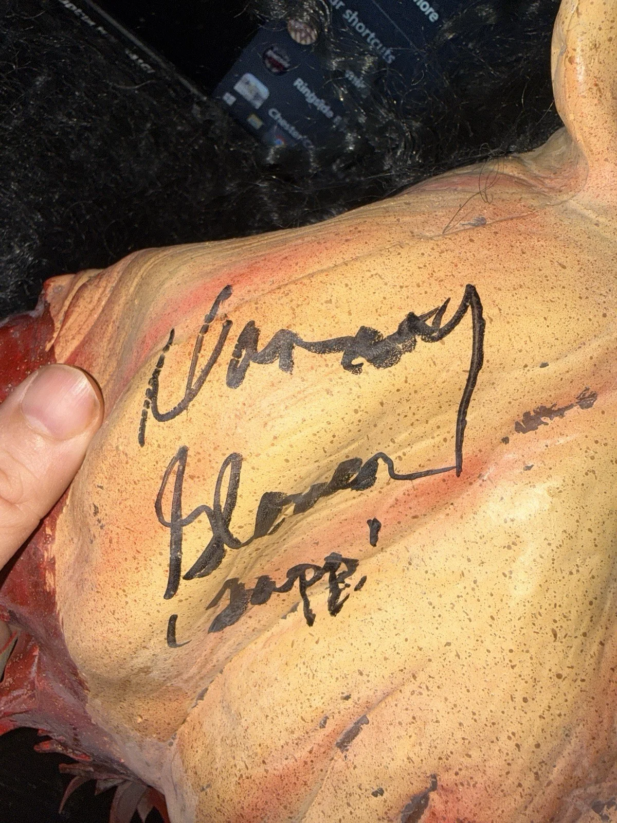 SAW (2004) Pig Mask AUTOGRAPHED By Danny Glover With Original COA, image 2