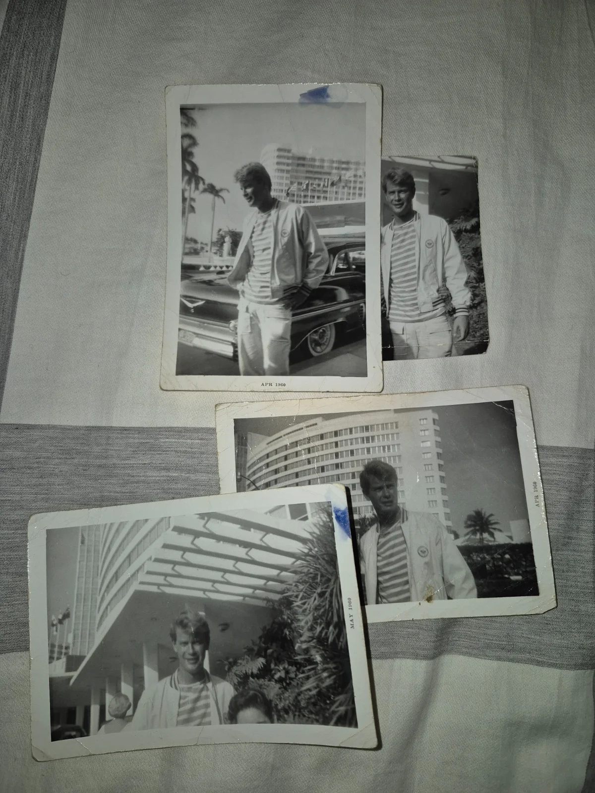 TROY DONAHUE SINGER ACTOR SIGNED BACK OF PERSONAL PHOTOGRAPHS, LOT OF, изображение 2