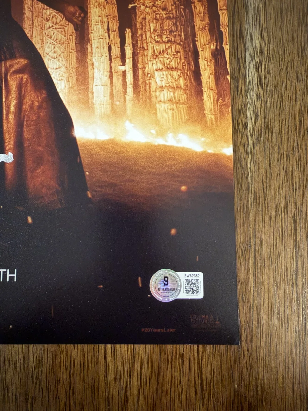 Nia DaCosta ‘28 Years Later: Bone Temple' Director Signed 12x18 Photo Beckett, изображение 2