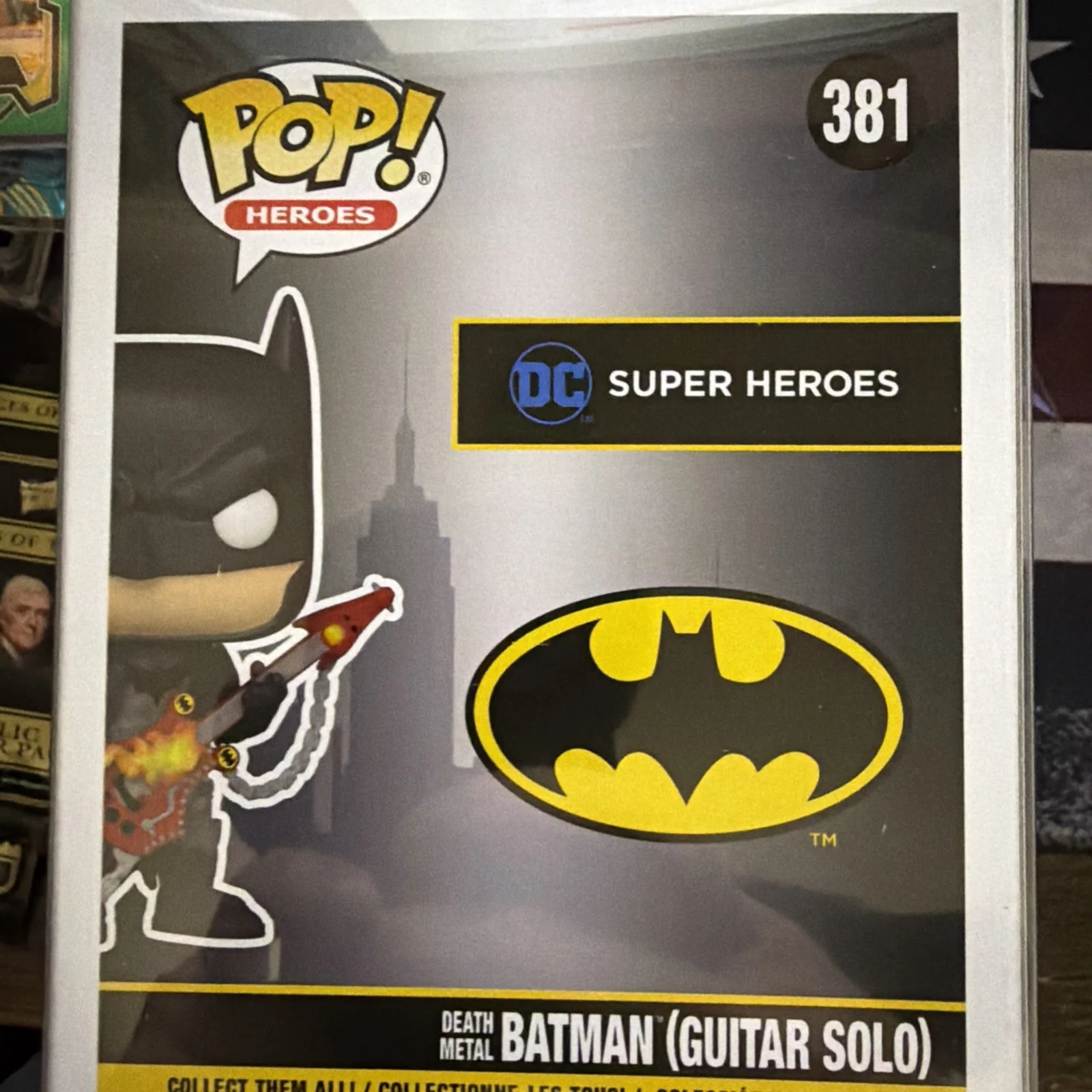 Val Kilmer — Val Kilmer Signed Batman #381 Death Metal Batman (Guitar Solo) Funko Pop! (JSA), image 3