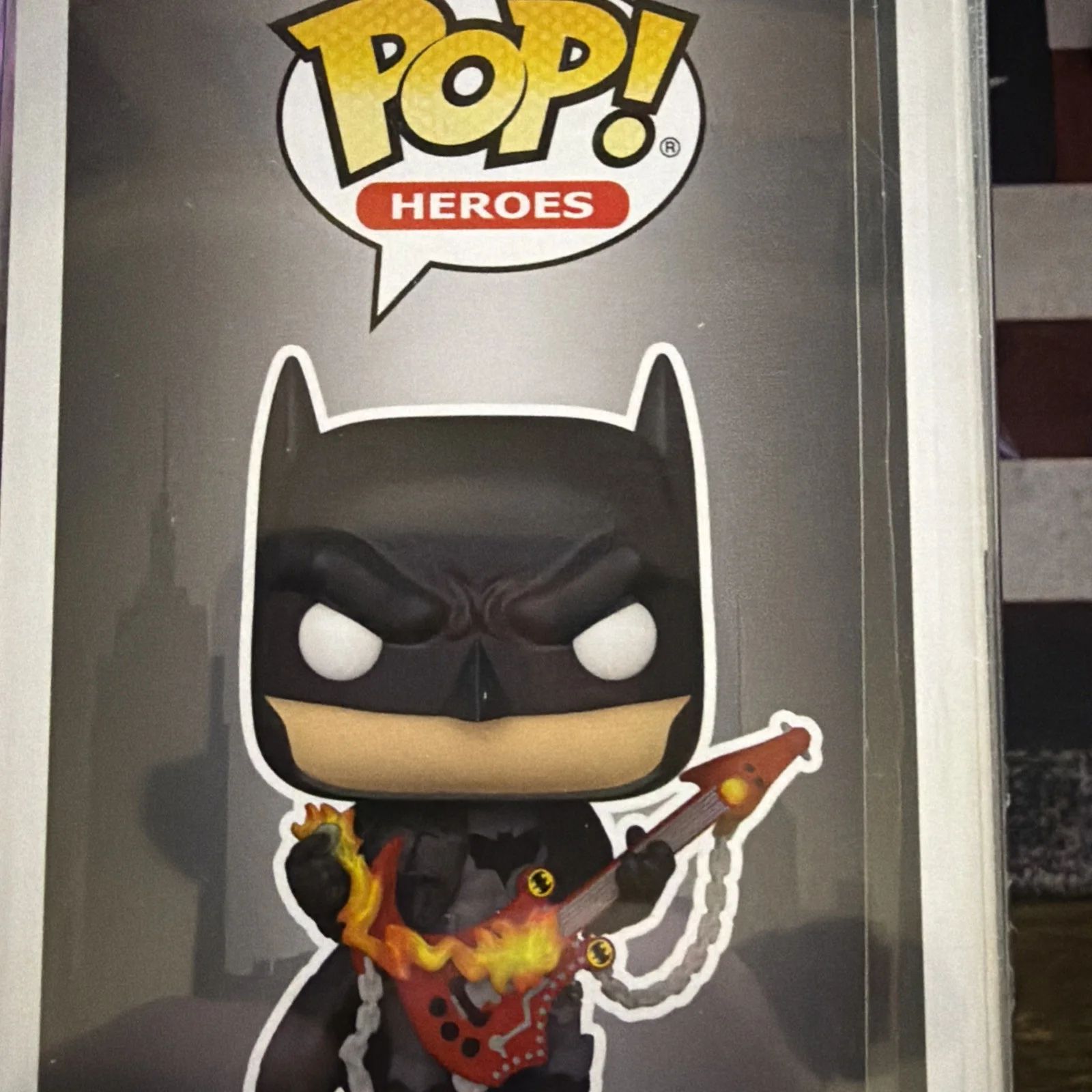 Val Kilmer — Val Kilmer Signed Batman #381 Death Metal Batman (Guitar Solo) Funko Pop! (JSA), image 4