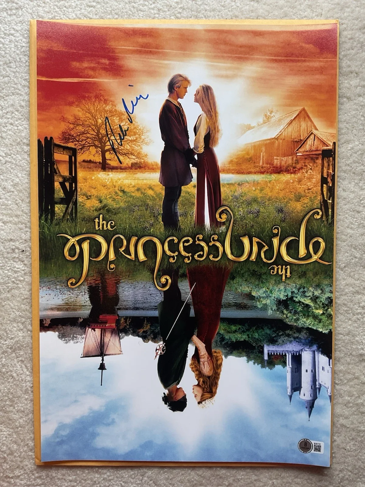 Rob Reiner — Princess Bride signed 12x18 BAS Rob Reiner signed 12x18 Princess Bride photo RIP