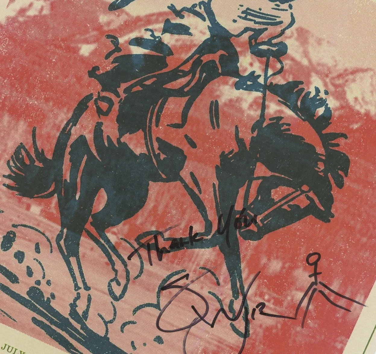 Stephen Wilson jr autographed gig poster, image 2