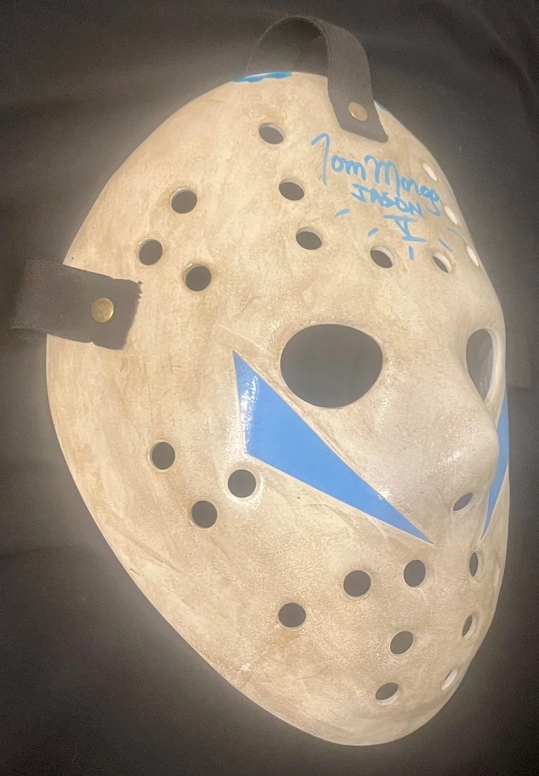 Tom Morga — Tom Morga Signed Friday the 13th Part V A New Beginning Hockey Mask Movie Mold, изображение 4