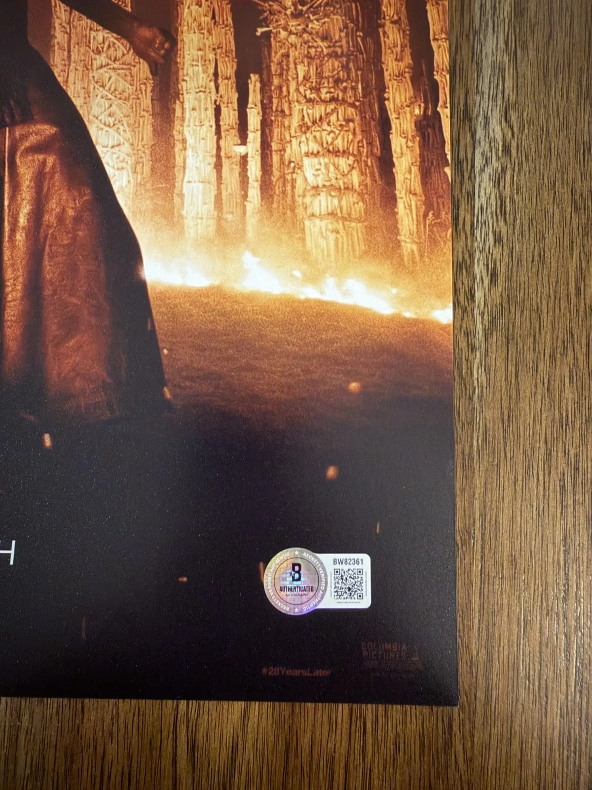 Nia DaCosta ‘28 Years Later: Bone Temple' Director Signed 12x18 Photo Beckett, изображение 2