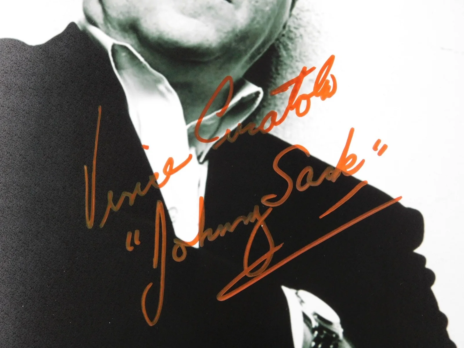 Vincent Curatola — Vincent Curatola Signed/Autographed Sopranos 8x10 Photo JSA, изображение 2