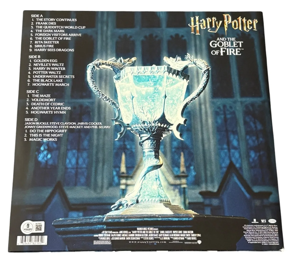 Daniel Radcliffe — Daniel Radcliffe Signed Harry Potter and the Goblet of Fire Vinyl LP Beckett, image 2