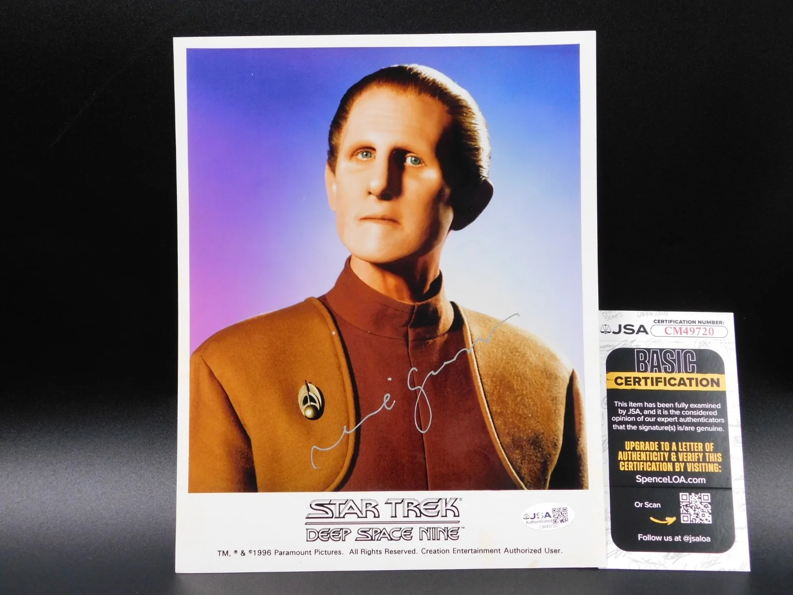 Rene Auberjonois — Rene Auberjonois Signed/Autographed Star Trek 8x10 Photo JSA COA, image 3