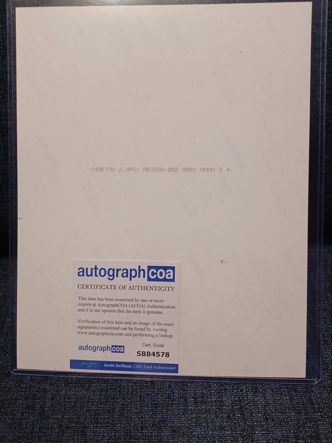 James Norton Autographed Signed 8x10 Photo COA, image 3