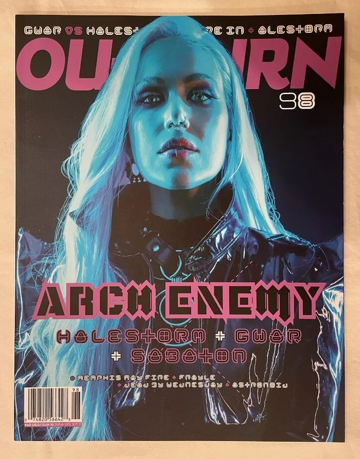 Arch Enemy - 8x10 Metallic Picture (Signed by Alissa White-Gluz) Patch & Sticker, image 2
