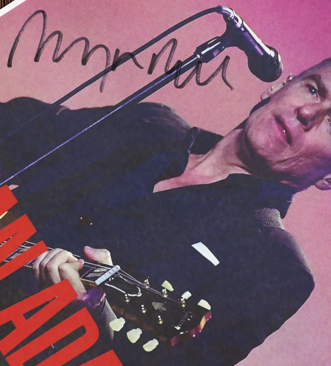 Bryan Adams autographed gig poster, image 2