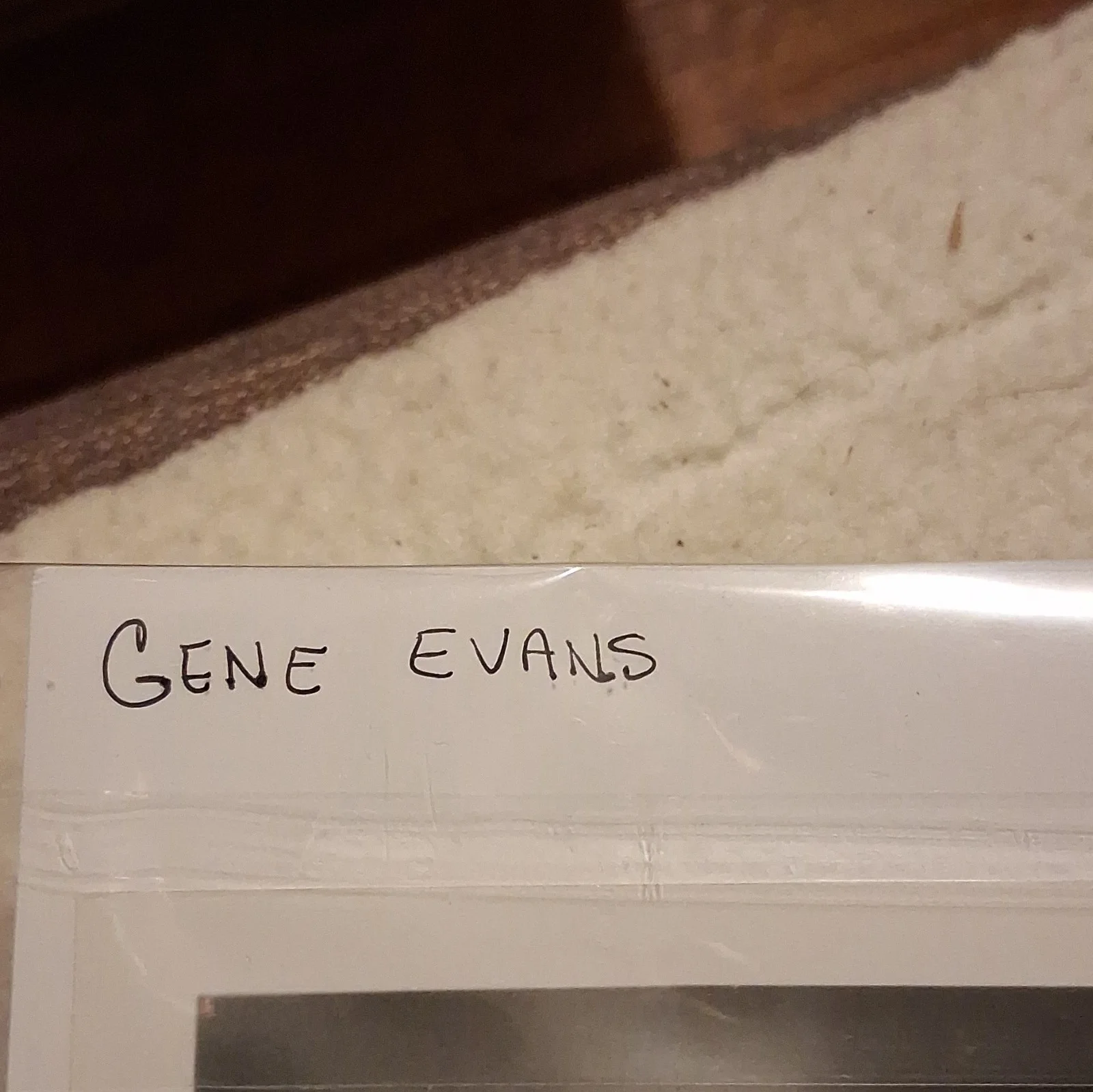 Signed 8x10 Gene Evans, image 3