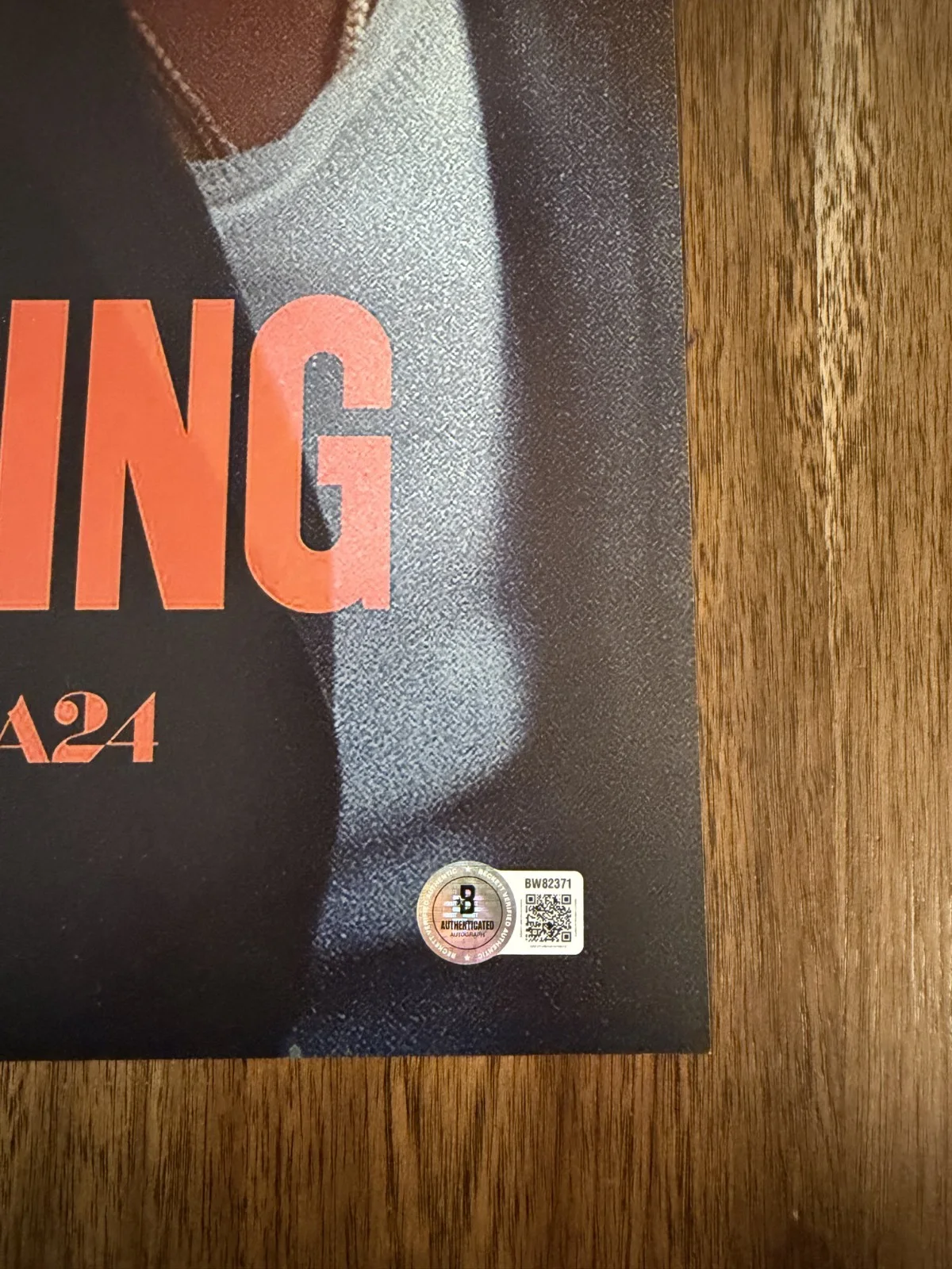 Greg Kwedar ‘Sing Sing' Movie Director Signed 12x18 Photo Beckett Certified, изображение 2