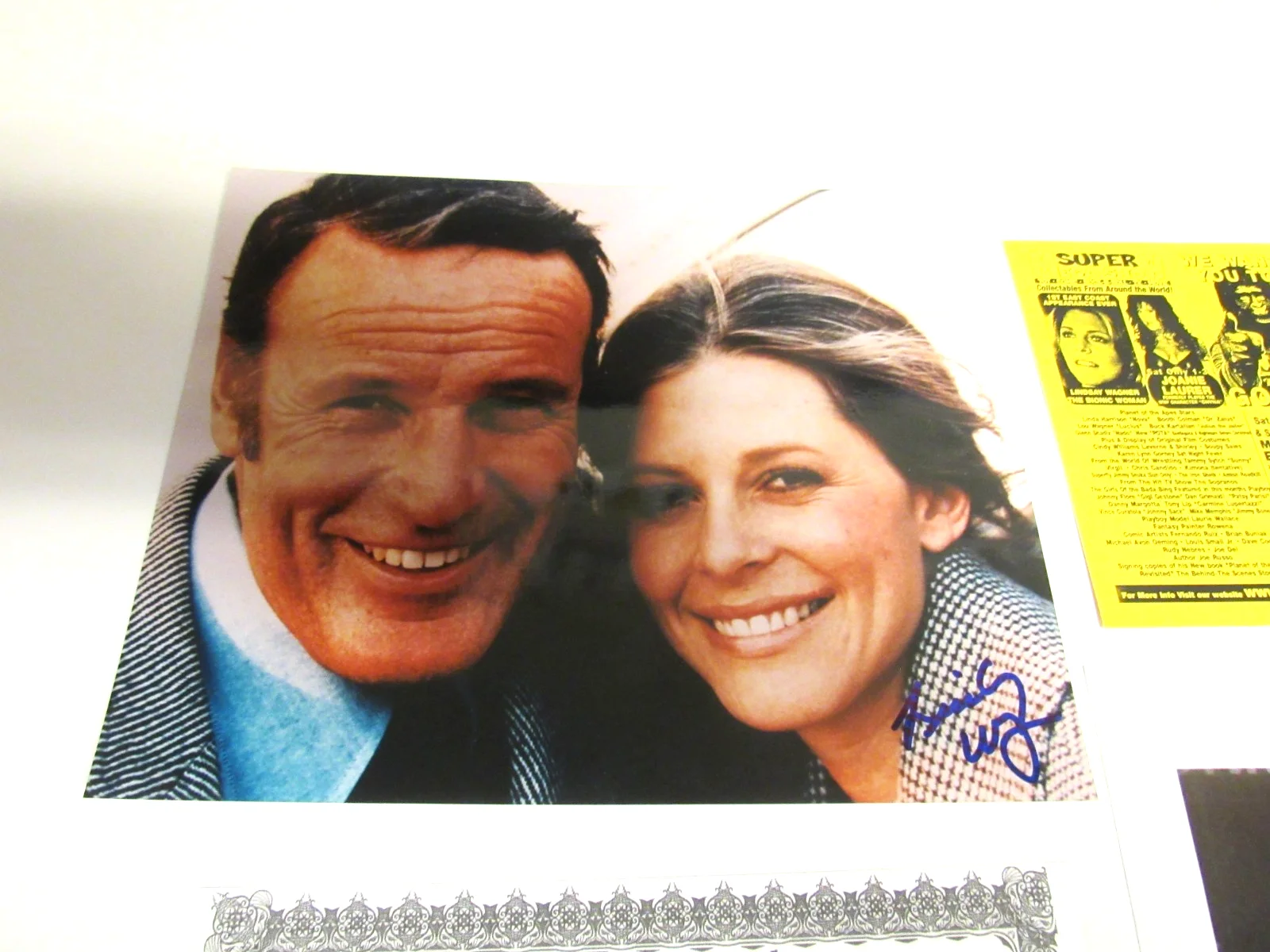 Lindsay Wagner — Lindsay Wagner The Bionic Woman Signed Autograph Photo with COA, изображение 2
