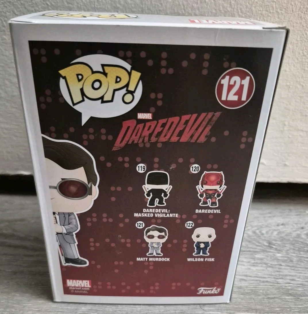 Charlie Cox Signed Funko Pop JSA Daredevil Marvel Disney Stardust She Hulk Echo, изображение 3