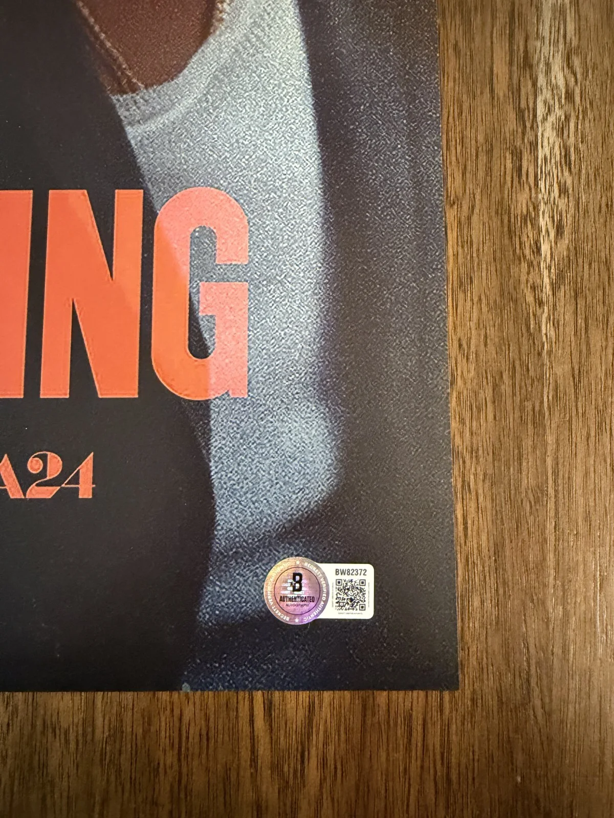 Greg Kwedar ‘Sing Sing' Movie Director Signed 12x18 Photo Beckett Certified, изображение 2
