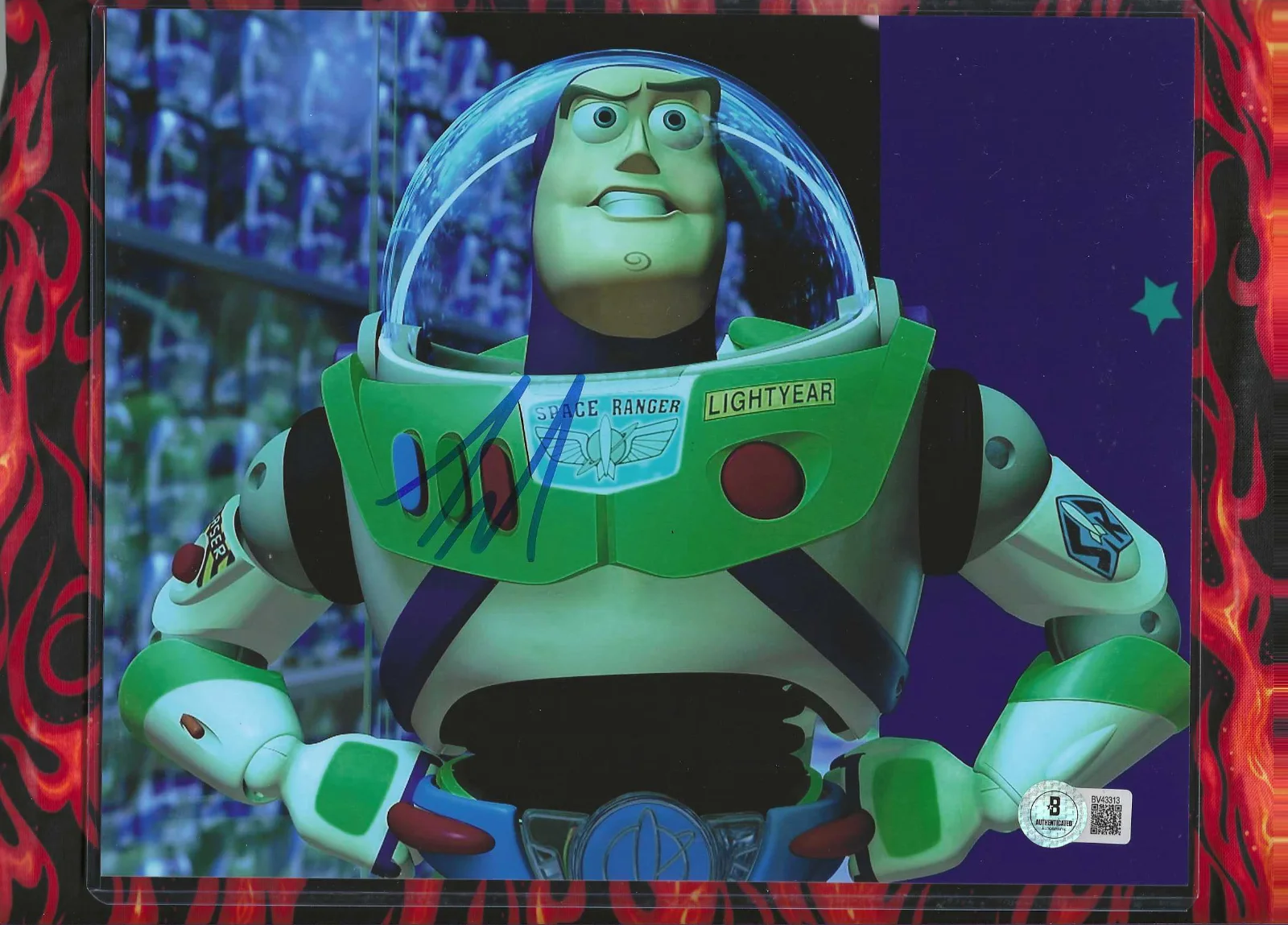 Buzz Lightyear Tim Allen — Disney Pixar Toy Story Buzz Lightyear ~ Tim Allen ~ Signed 8x10 Photo (Beckett), изображение 3
