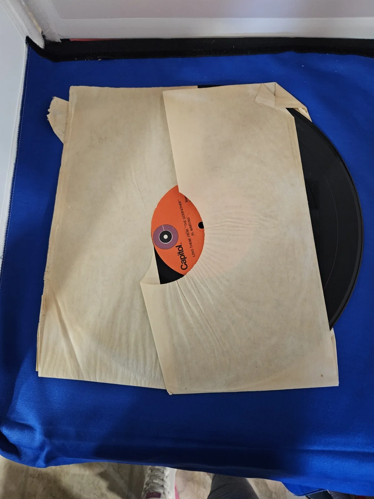 SiGNED Al Martino Autograph LP Love Theme From The Godfather Signed Record Album, изображение 4