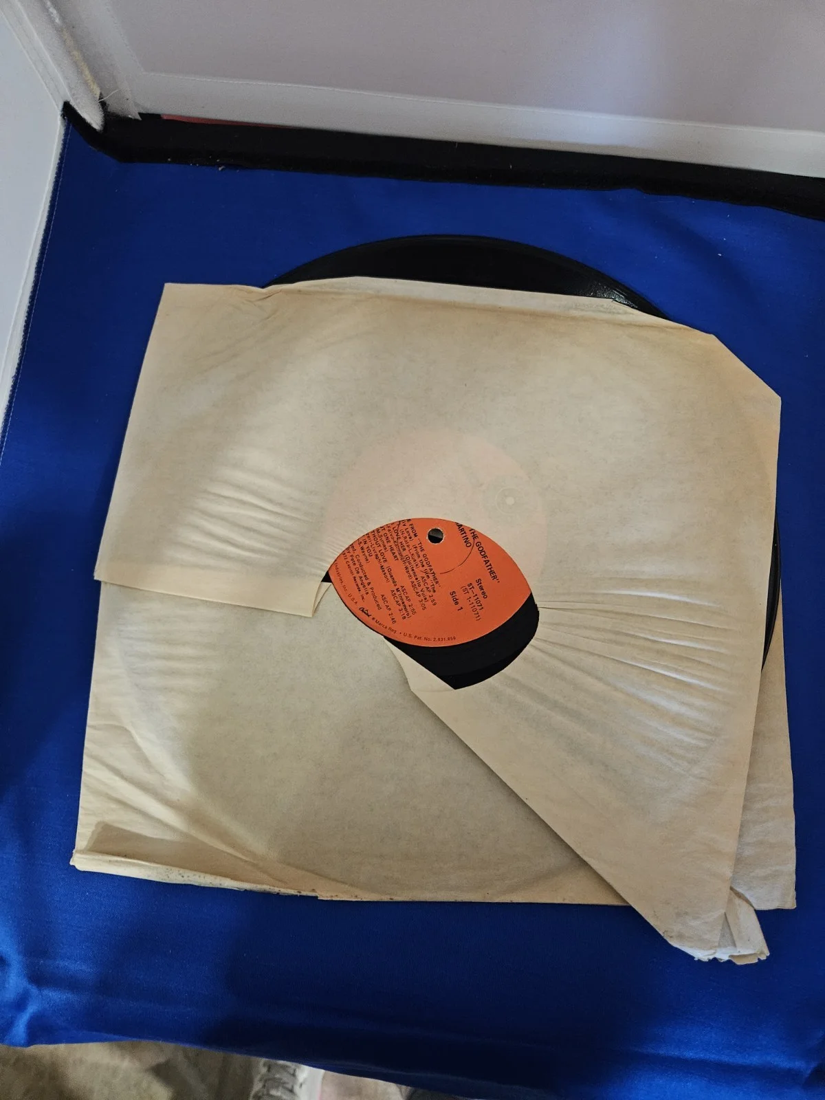 SiGNED Al Martino Autograph LP Love Theme From The Godfather Signed Record Album, изображение 5