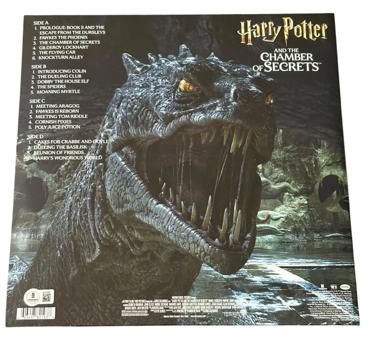Daniel Radcliffe — Daniel Radcliffe Signed Harry Potter and the Chamber of Secrets Vinyl LP Beckett, image 2