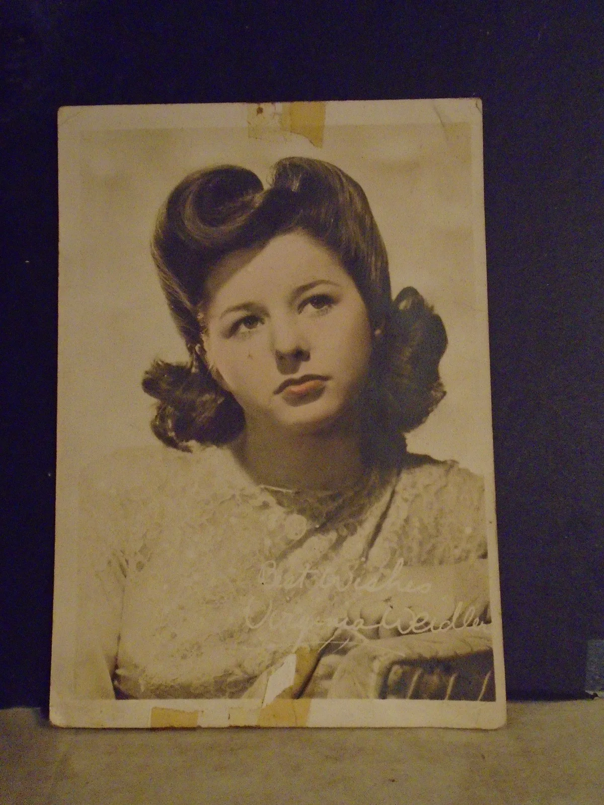 Signed photos-Margaret O'Brien, Ann Miller, Virginia Weidler, Paul Henreid-Walk, изображение 2