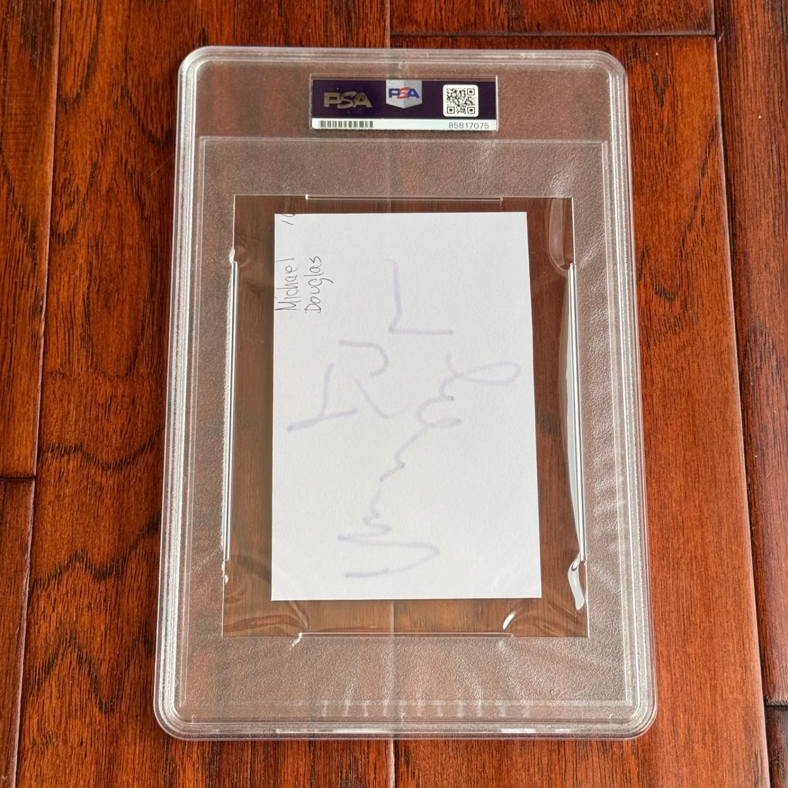 MICHAEL DOUGLAS Autograph FATAL ATTRACTION Souvenir Movie Print Signed * PSA, изображение 5