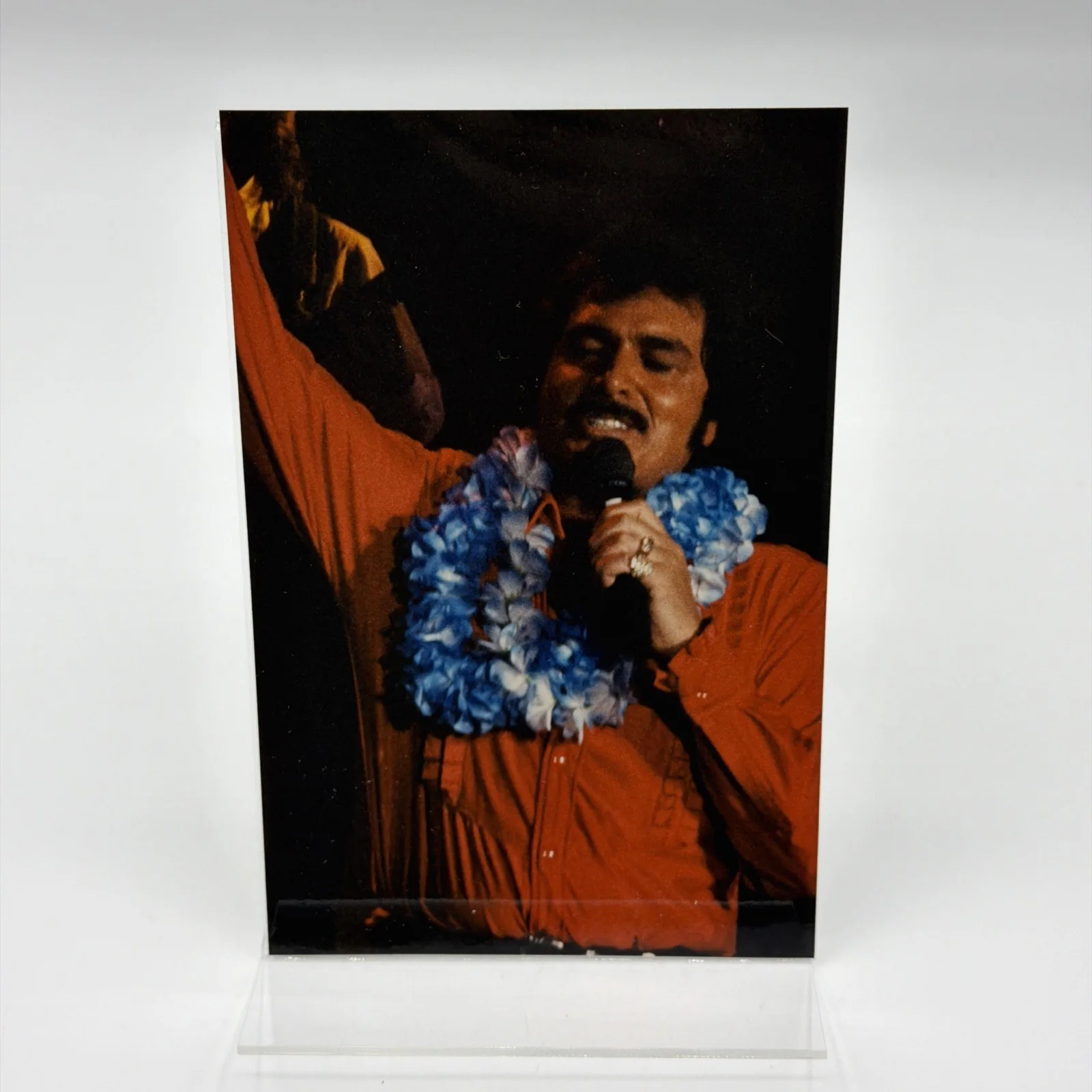 Engelbert Humperdinck Concert Real 6x4 Photo Kodak Atlantic City Resorts 1990, изображение 3