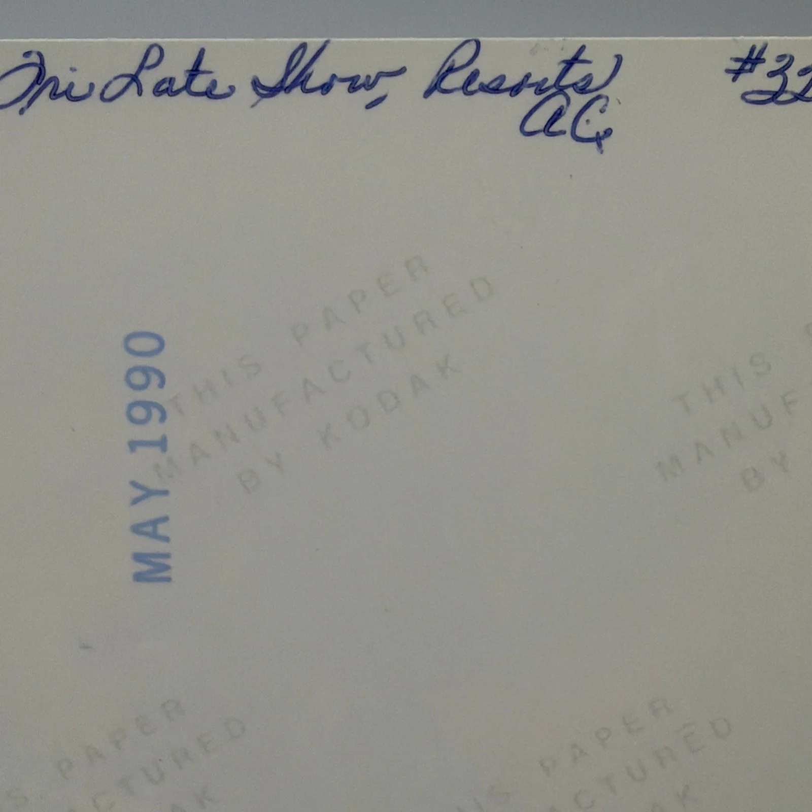 Engelbert Humperdinck Concert Real 6x4 Photo Kodak Atlantic City Resorts 1990, изображение 4