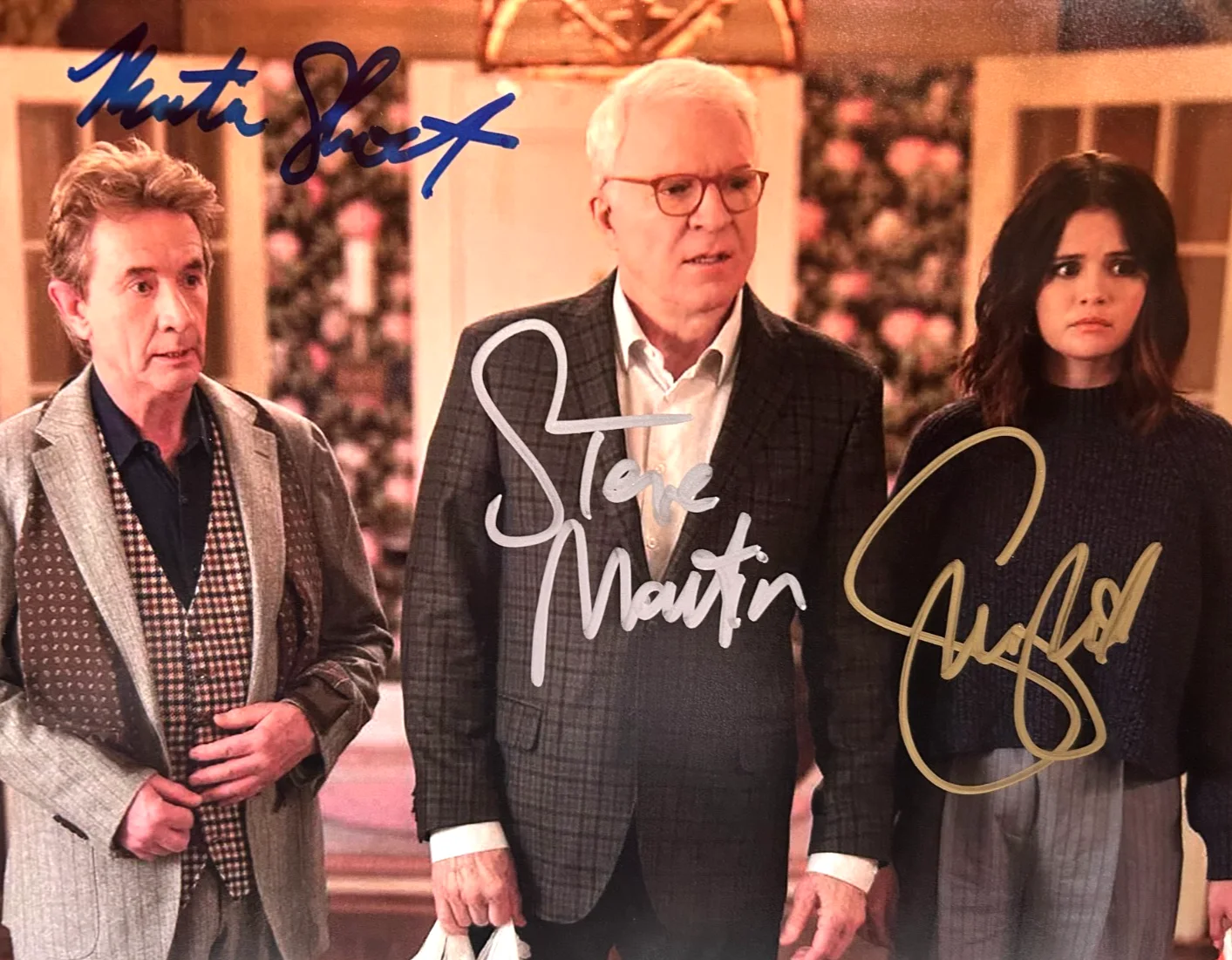 Steve Martin, Martin Short, Selena Gomez — ONLY MURDERS... Signed (MARTIN, GOMEZ, SHORT) Genuine Original Autographs w/COA