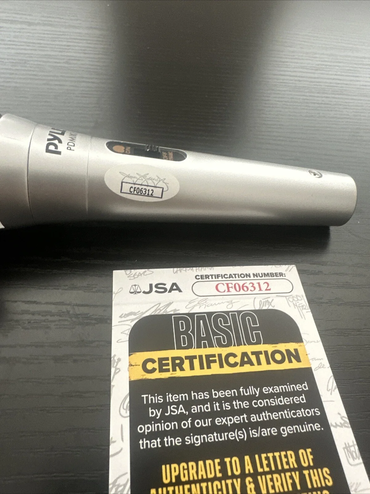 Bossman Dlow Signed Microphone With JSA Authentication, изображение 3