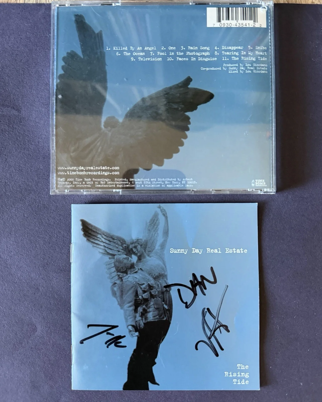 Sunny Day Real Estate The Rising Tide Cd Signed Autographed, image 3